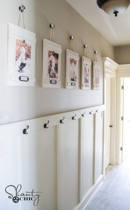 DIY Hanging Frames with Labels