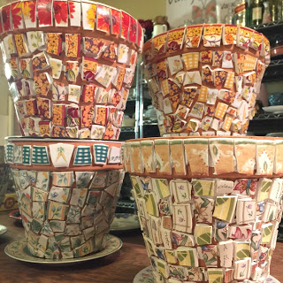 Mosaic Flower Pots