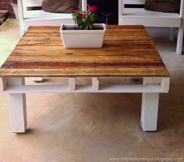 Outdoor Pallet Table