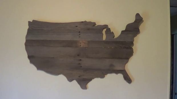 Pallet USA wall art