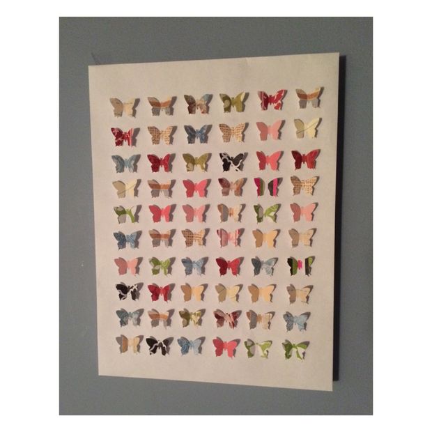 Paper Butterfly Wall Decor