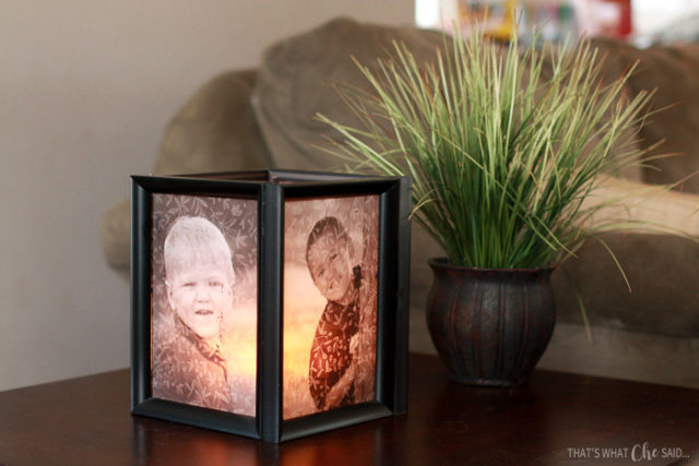 Picture Frame Luminaries