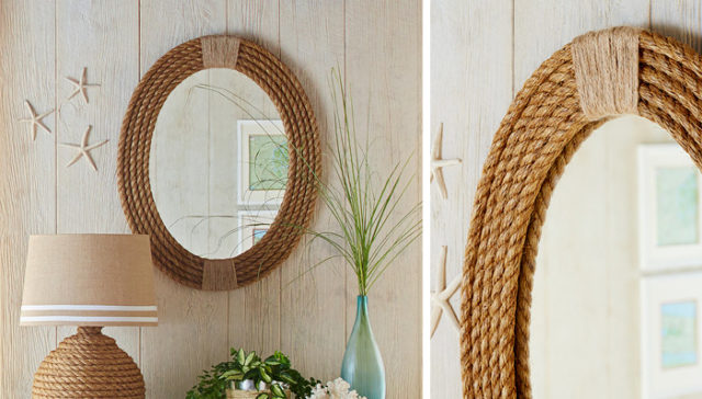 Rope Framed Mirror