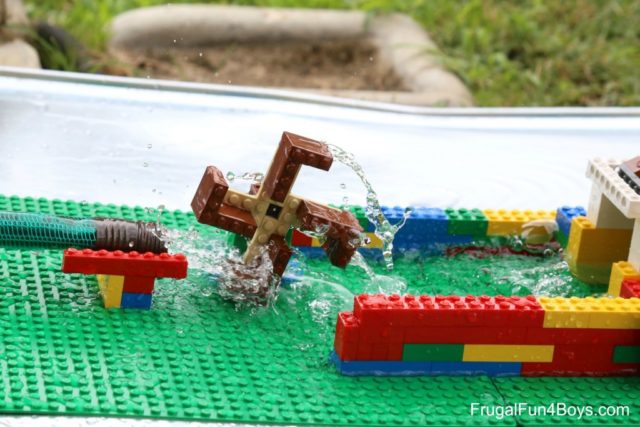 Build a LEGO Water Wheel