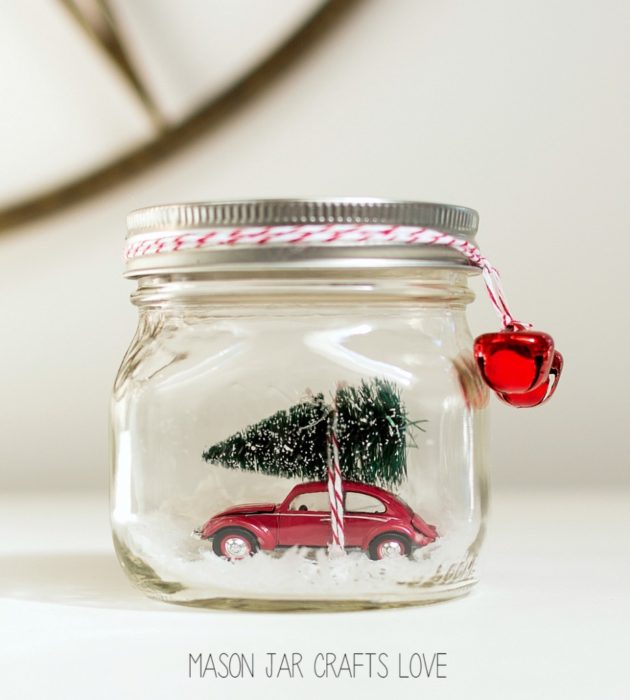 Car in Jar Snow Globe