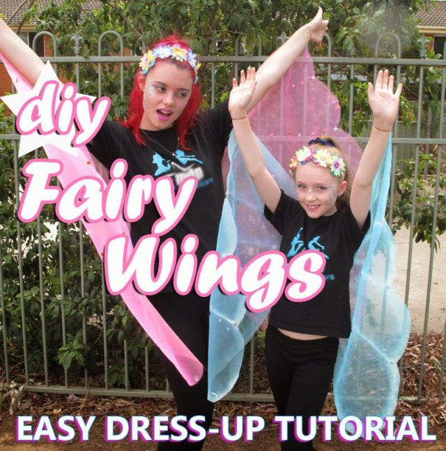 Cheap and Easy Fairy Wings Tutorial No Sew