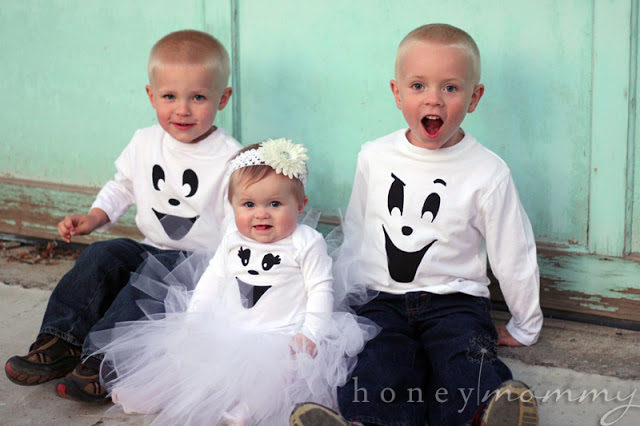 DIY Easy Ghost Costumes