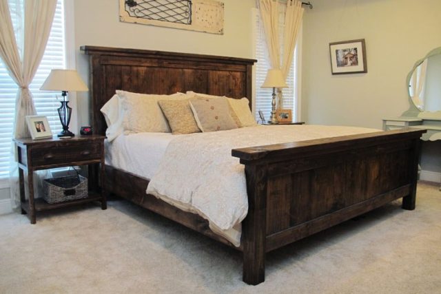 DIY Pottern Barn Farmhouse Bed