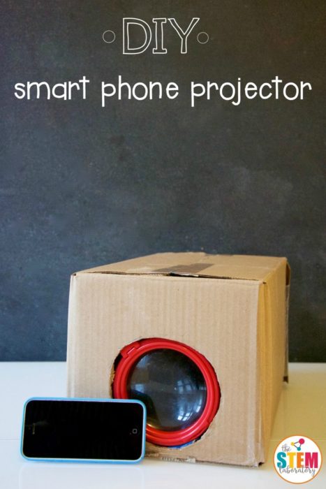 DIY smart phone projector