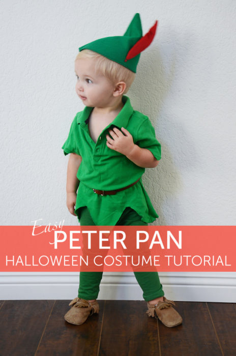 Easy DIY Peter Pan Halloween Costume for Kids