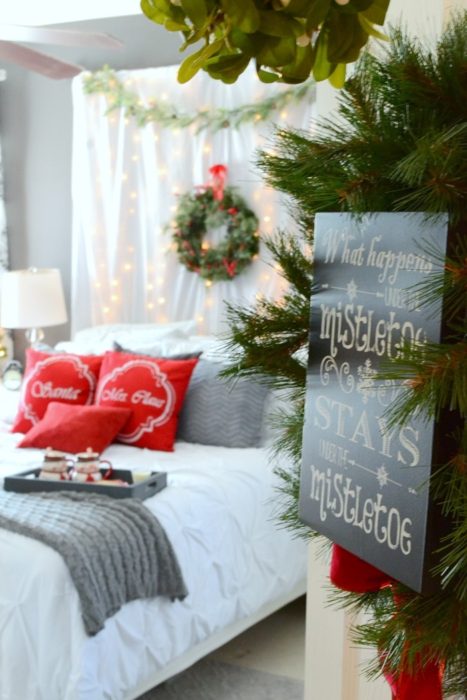 Romantic Christmas Bedroom