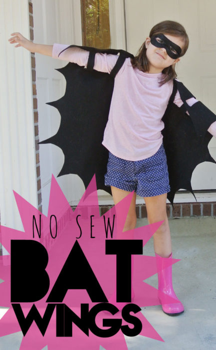 Super Simple Bat Wings for Halloween