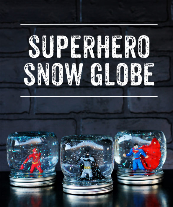 Superhero Snow Globe