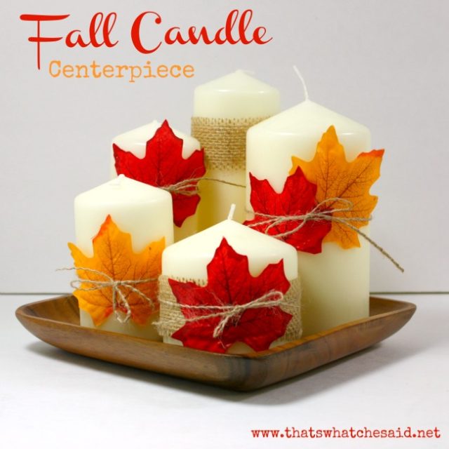 fall-candle-centerpiece