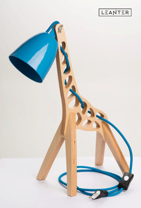 Handmade Kids Giraffe Desk Lamps