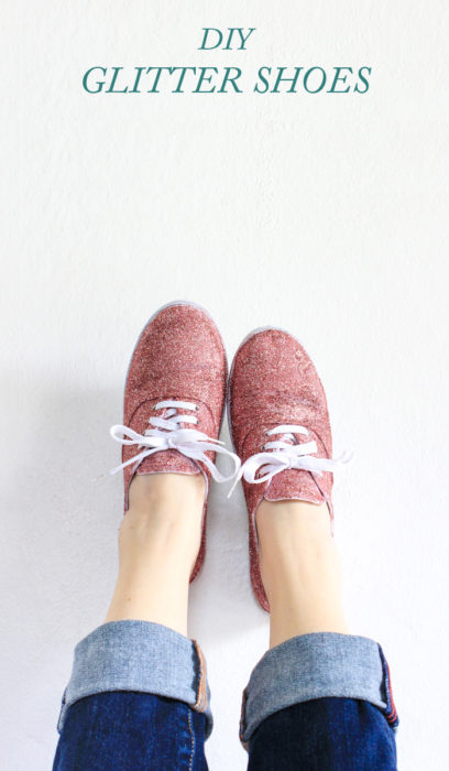how-to-make-glitter-shoes