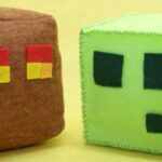 DIY Plush Minecraft Slime and Magma Cubes