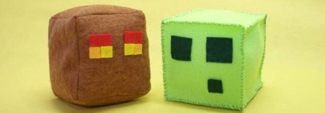 Diy Plush Minecraft Slime And Magma Cubes