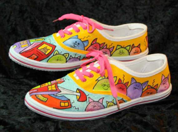 funny-cat-shoes-summer-fun