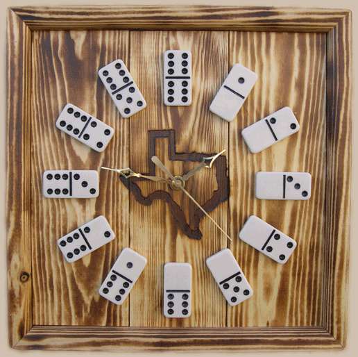 rustic-looking-domino-clocks
