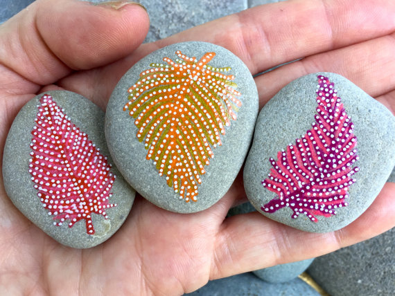 feathers-on-stones