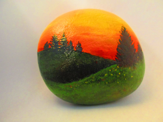 painted-rock-sunset