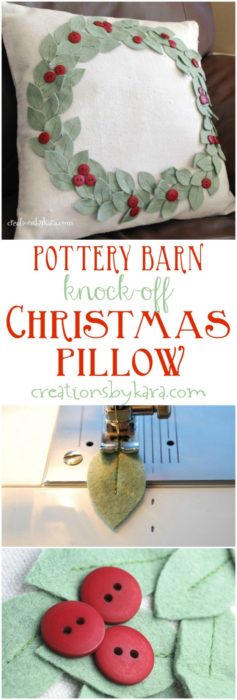 pottery-barn-knock-off-christmas-pillow