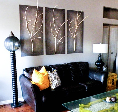 40 DIY  Wall Art  Ideas  for Living  Room 