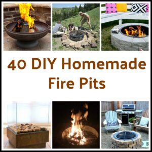 40 DIY Homemade Fire Pits