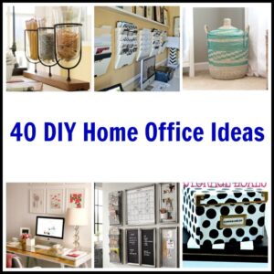 40 DIY Home Office Ideas