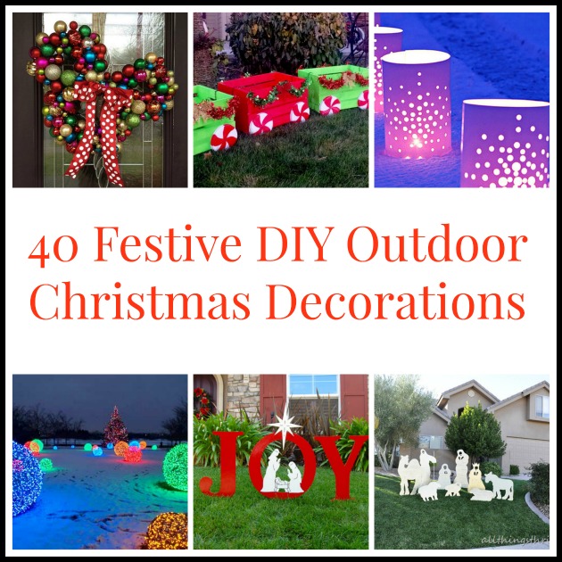 diy christmas yard decorations