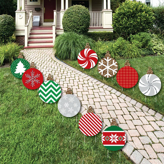 40 Festive Diy Outdoor Christmas Decorations
