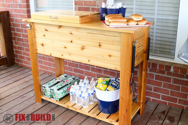 40 DIY Cooler Carts and Stands