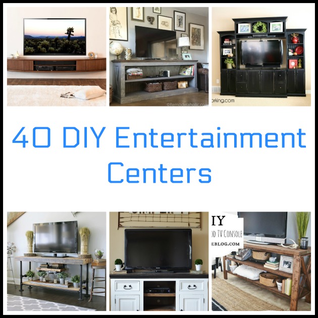 40 Diy Entertainment Centers