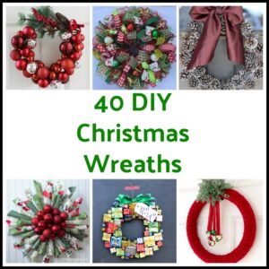 40 DIY Christmas Wreaths