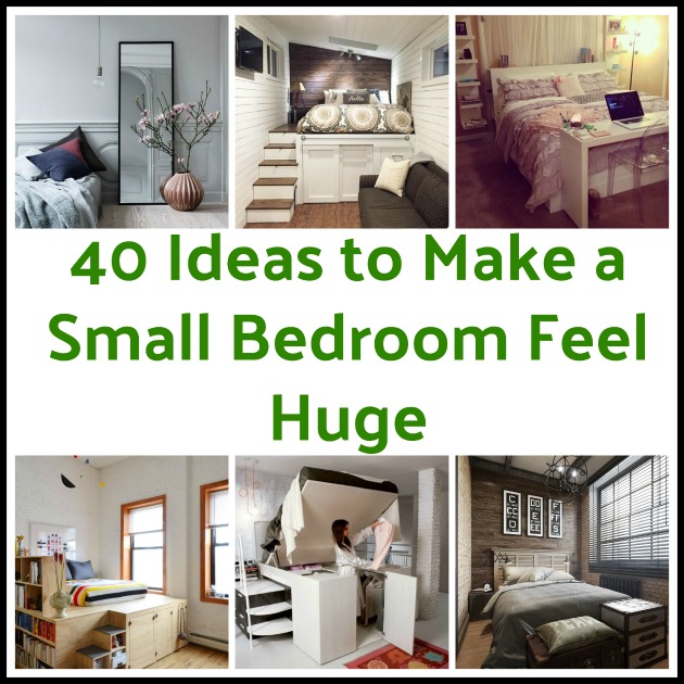 40 Ideas to Make a Small Bedroom Feel Huge