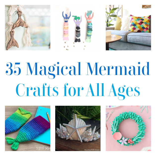 DIY Mermaid Craft Ideas - Red Ted Art - Easy Kids Crafts