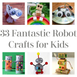 33 Fantastic Robot Crafts for Kids