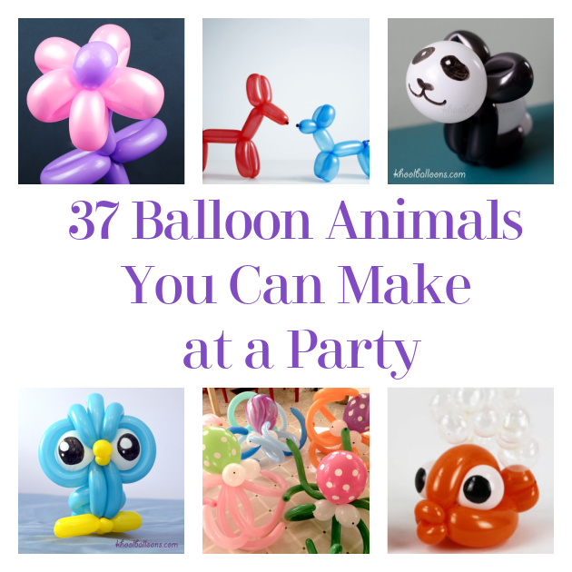 alias Stereotype duizend 37 Balloon Animals You Can Make at a Party