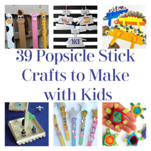 39 Popsicle Stick Crafts to Make with Kids