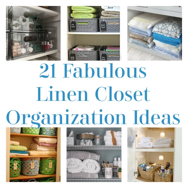 21 Fabulous Linen Closet Organization Ideas