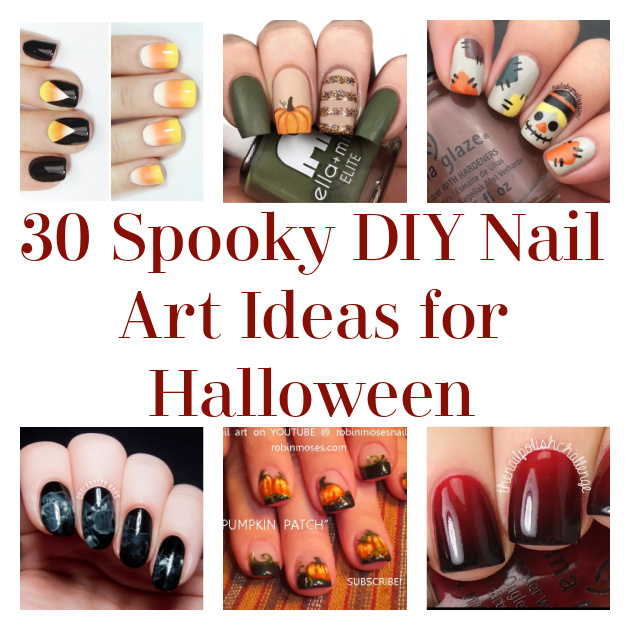 30 Spooky DIY Nail Art Ideas for Halloween