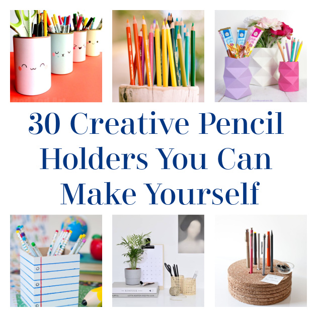 Colorful DIY Pencil Holder - Crafting Cheerfully